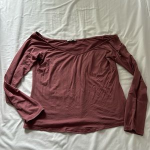 Off the shoulder shirt